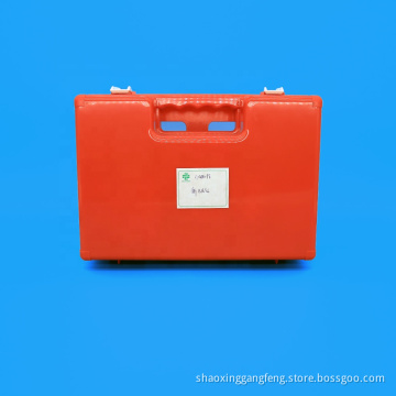 China Professionelle Fabrik Medizinische Ausrüstung Notfallpflegemittel Kunststoff Erste Hilfe Kits Box